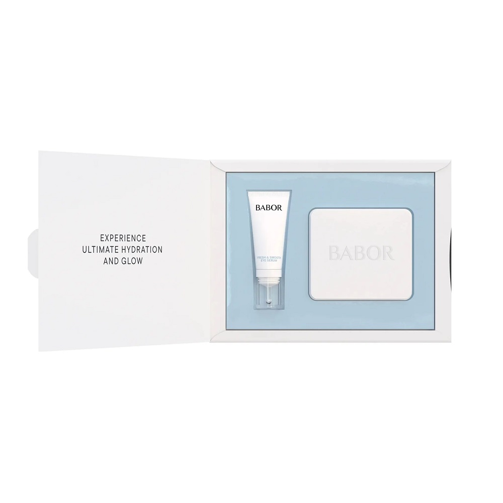 Skinovage Moisture Instant Fresh Smooth Eye Serum + Patches Set: Eye Serum + Reusable Silicone Patches .