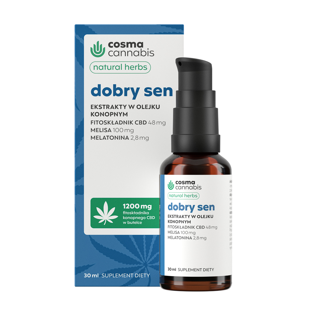 Natural Herbs Good Sleep Extracts In Hemp Oil