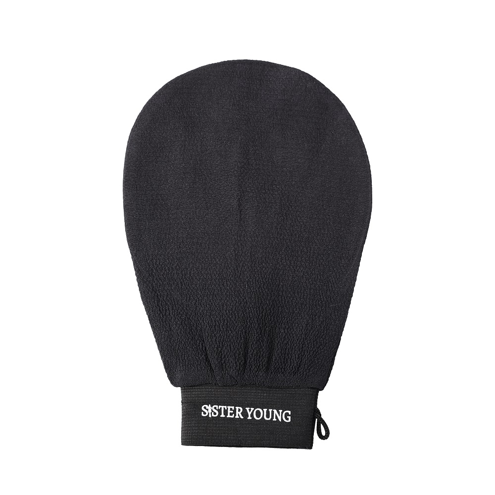 Nova Exfoliating Glove Exfoliating Body Peeling Glove Black