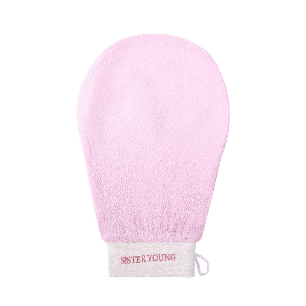 Nova Exfoliating Glove Exfoliating Body Scrub Pink Glove