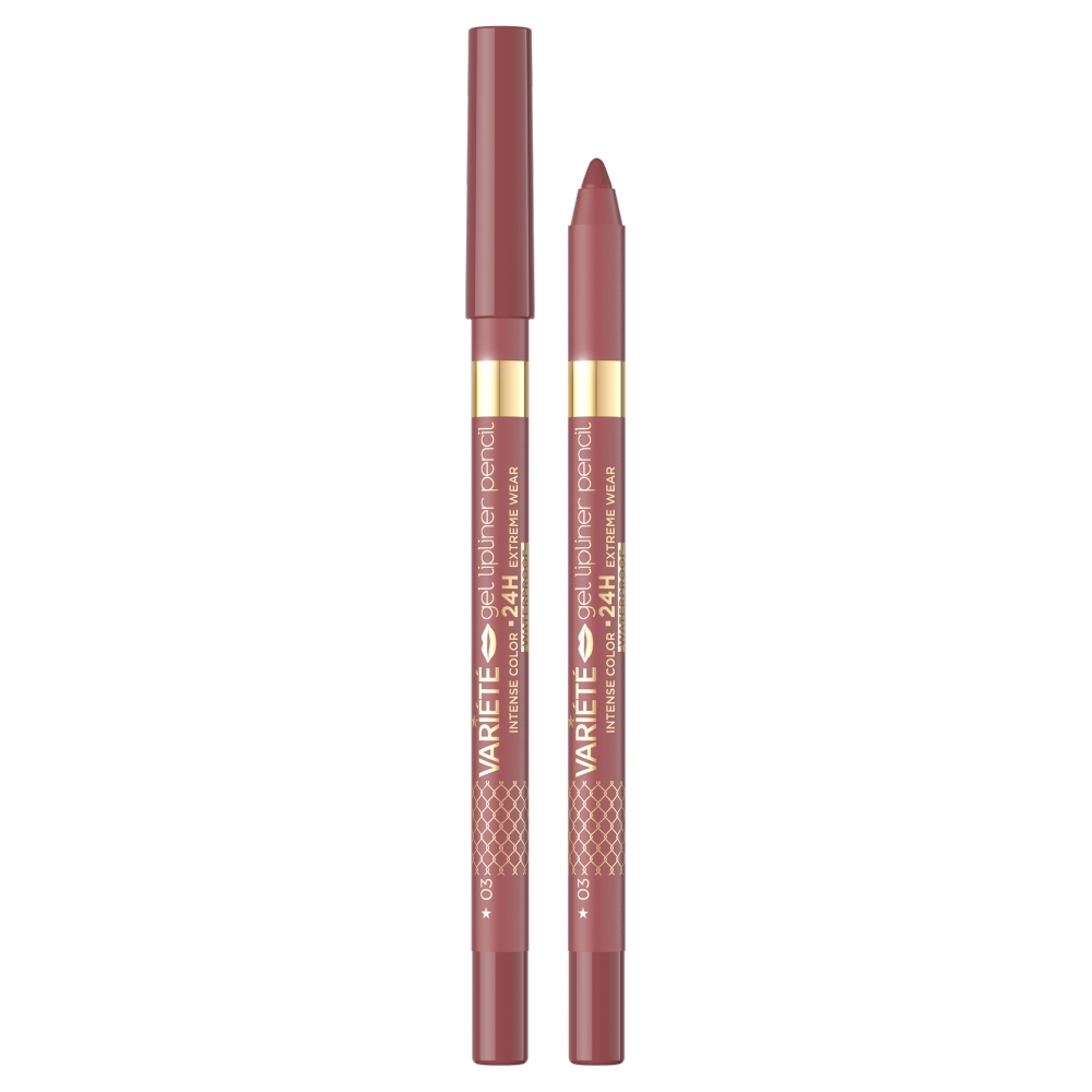 Waterproof Gel Lip Pencil Variete 03