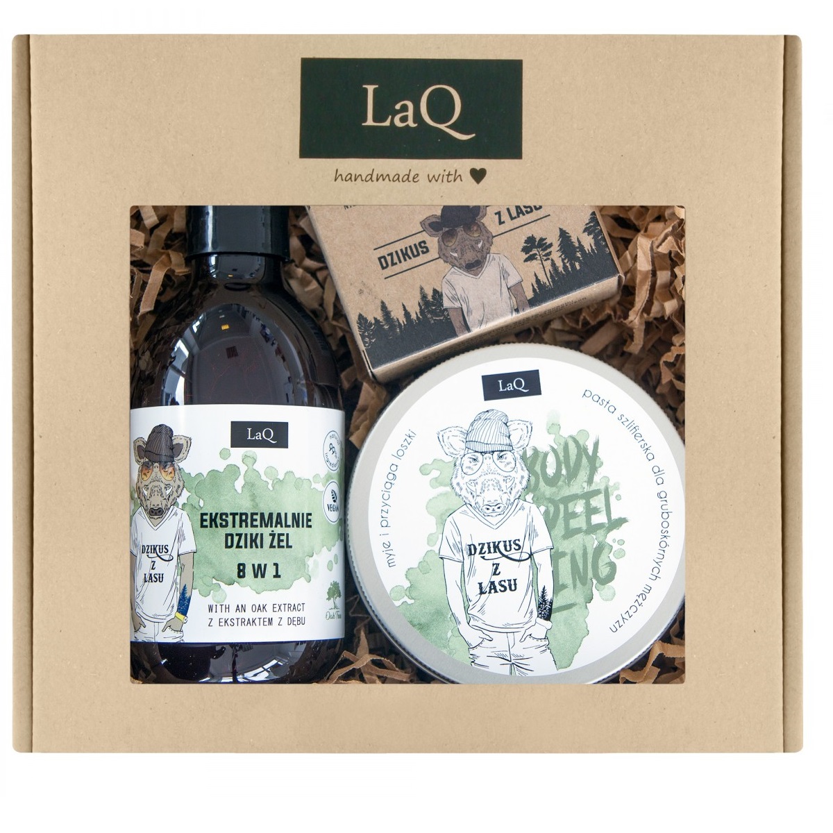 Doberman Set Shower Gel + Mydlo + Body Scrub 3
