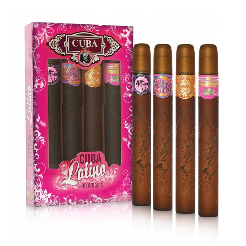Cuba Latino Set: Copacabana Eau De + Carnaval Eau De + Maya Eau De + Cactus Eau De