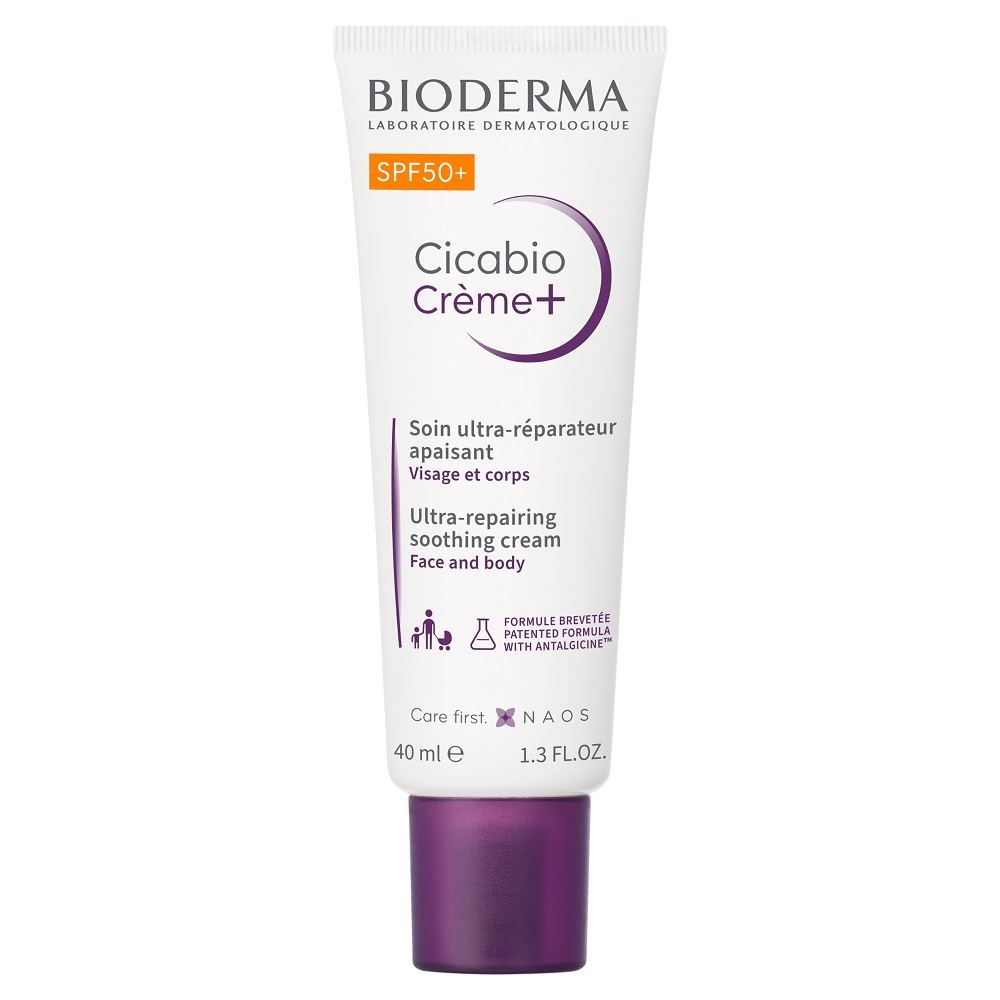 Cicabio Soothing And Regenerating Cream Creme+ SPF50+