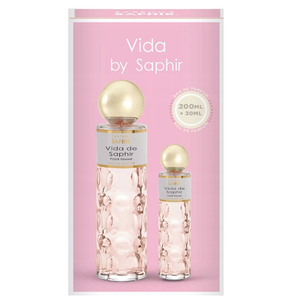 Vida De Saphir Pour Femme Set Of Eau De + Eau De