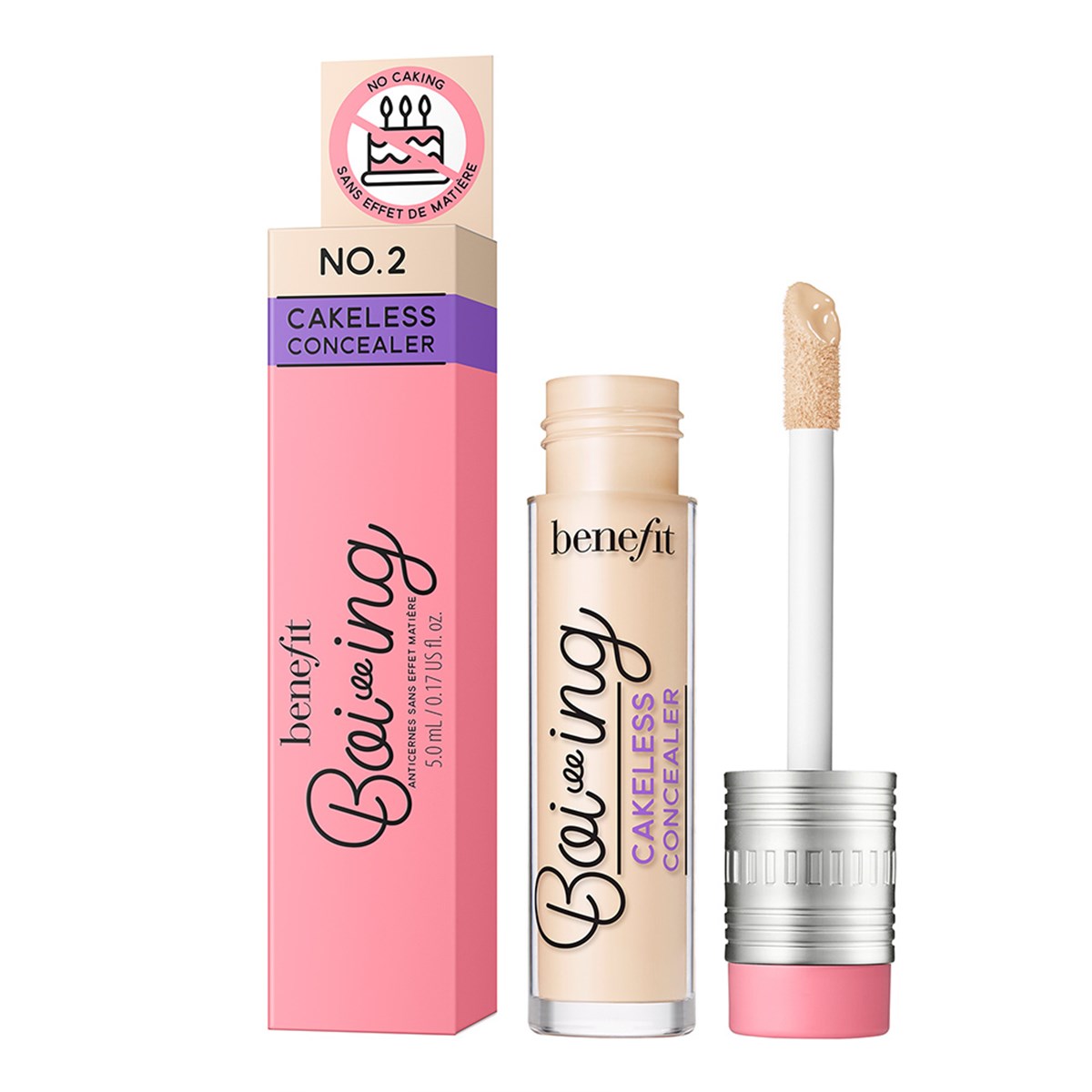 Boi-Ing Cakeless Concealer High-Coverage Liquid Concealer 02 Fair Warm 5 ml