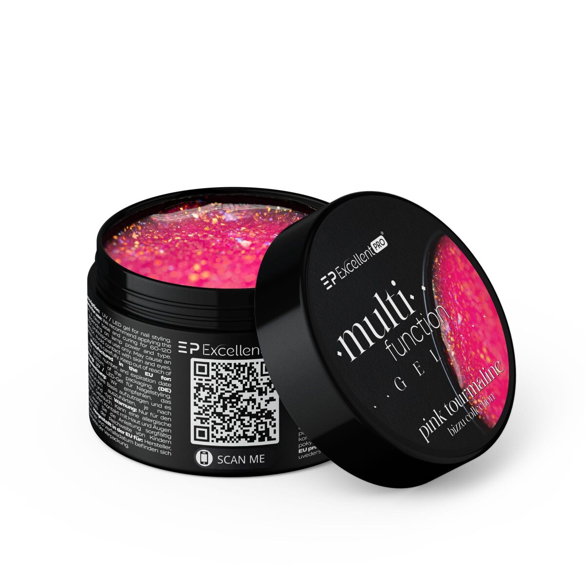 Multifunction Gel Pink Tourmaline Pink Tourmaline Multifunctional Nail-Building Gel