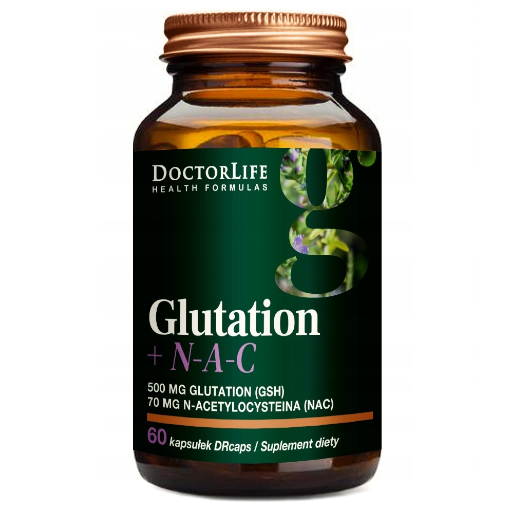 Glutation + N-A-C Co-Q10 720 HDL Dietary Supplement 60 Capsules