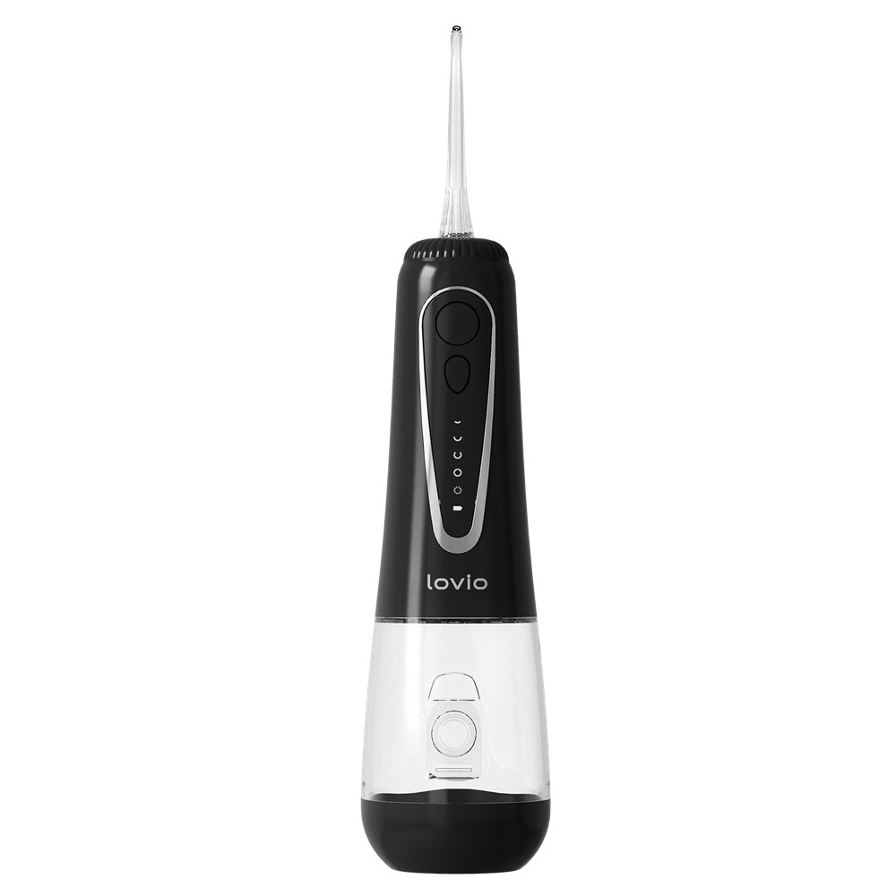 Beauty HydroJet PRO LVWF124BK Black Dental Water Flosser + 8 Nozzles