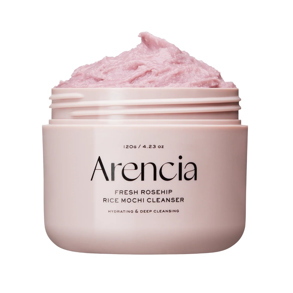 Fresh Rosehip Rice Mochi Cleansing And Moisturizing Face Wash Paste