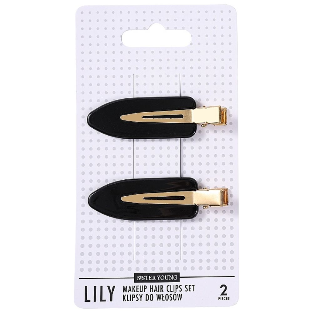 Lily Hair Clips Set Lily Hair Clips Black
