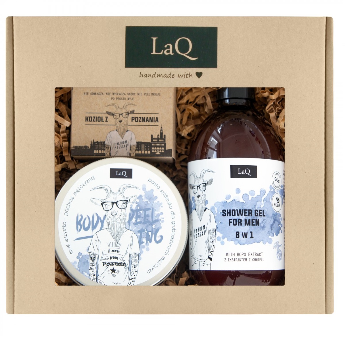 Doberman Set Shower Gel + Mydlo + Body Scrub 2