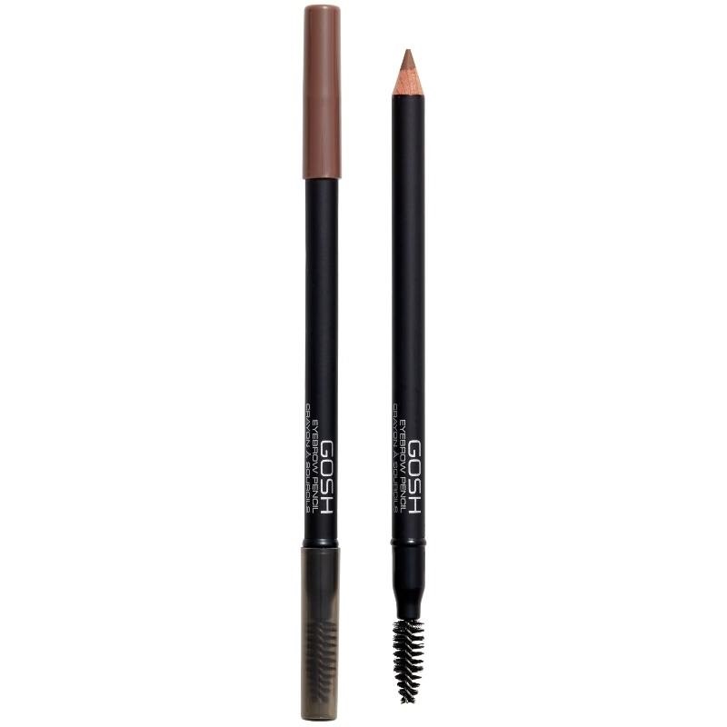 Eyebrow Pencil With Brush 01 Brown Eyebrow Pencil