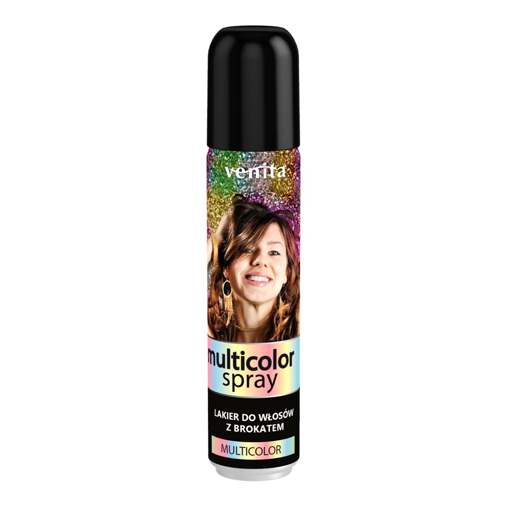 Multicolor Glitter Hairspray