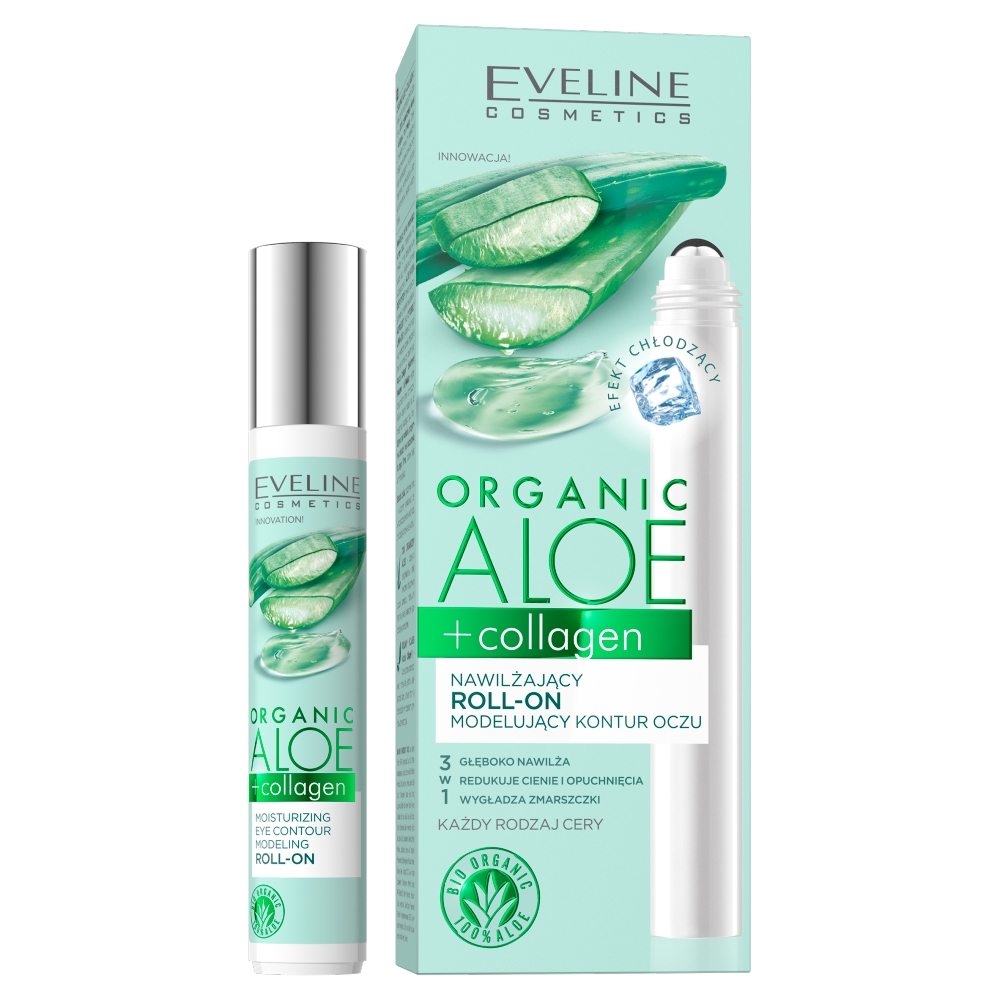 Organic Aloe + Collagen Moisturizing Eye Contour Roll-On
