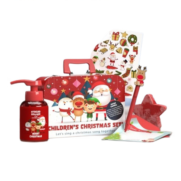 Children's Christmas Set Musical Soap + 1 Christmas Gift Stocking + 1 Set Of Christmas…