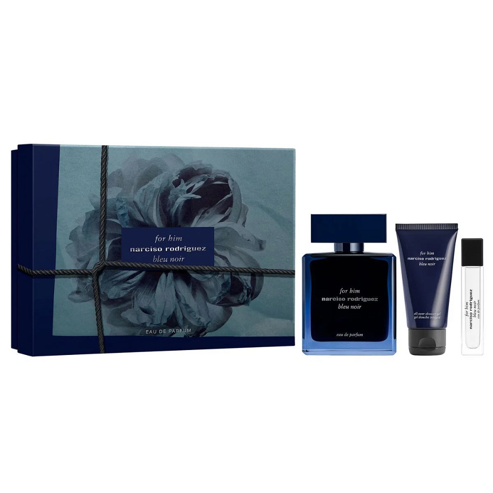 For Him Bleu Noir Eau De For Him Bleu Noir Set Perfumed Water + Shower Gel + Perfumed W…