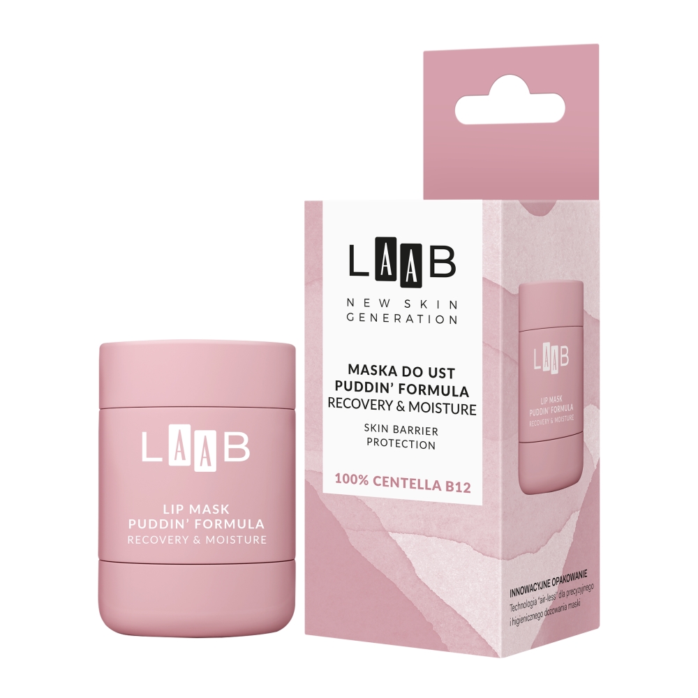 LAAB Maska Na Pery S Pudinkovou Formulou Recovery Amp; Moisture 15g