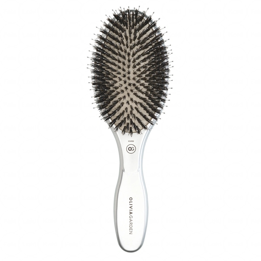Expert Care Oval Wild Boar Bristle Brush With Silver Ionization