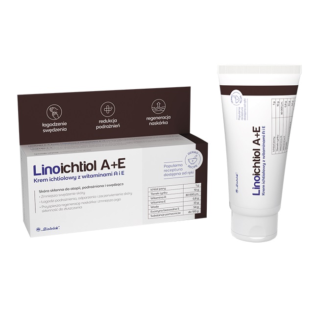 Linoichtiol A+E Ichthyol Cream With Vitamins A And E