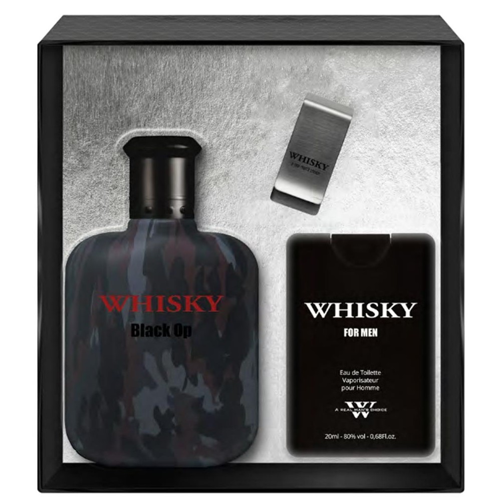 Whisky Black Op Set + Spona