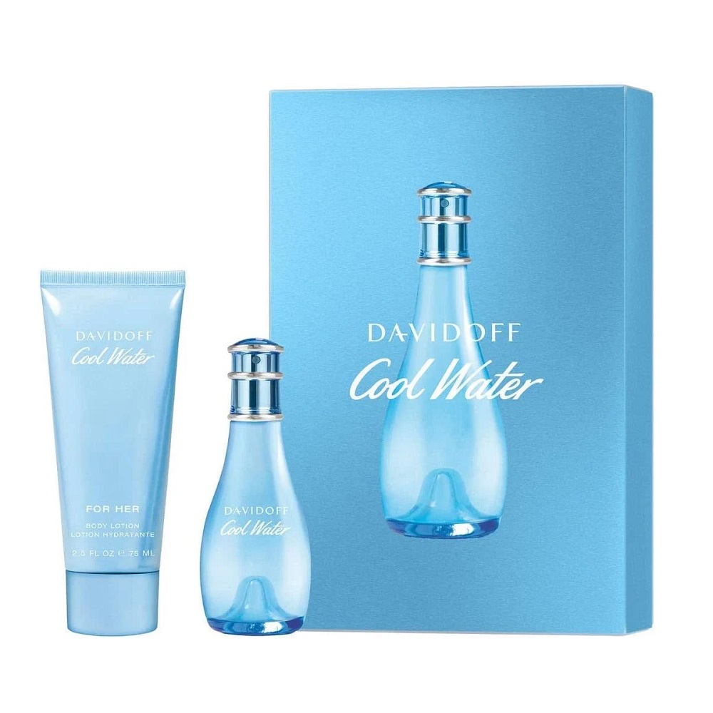 Cool Water Woman Set + Body Lotion