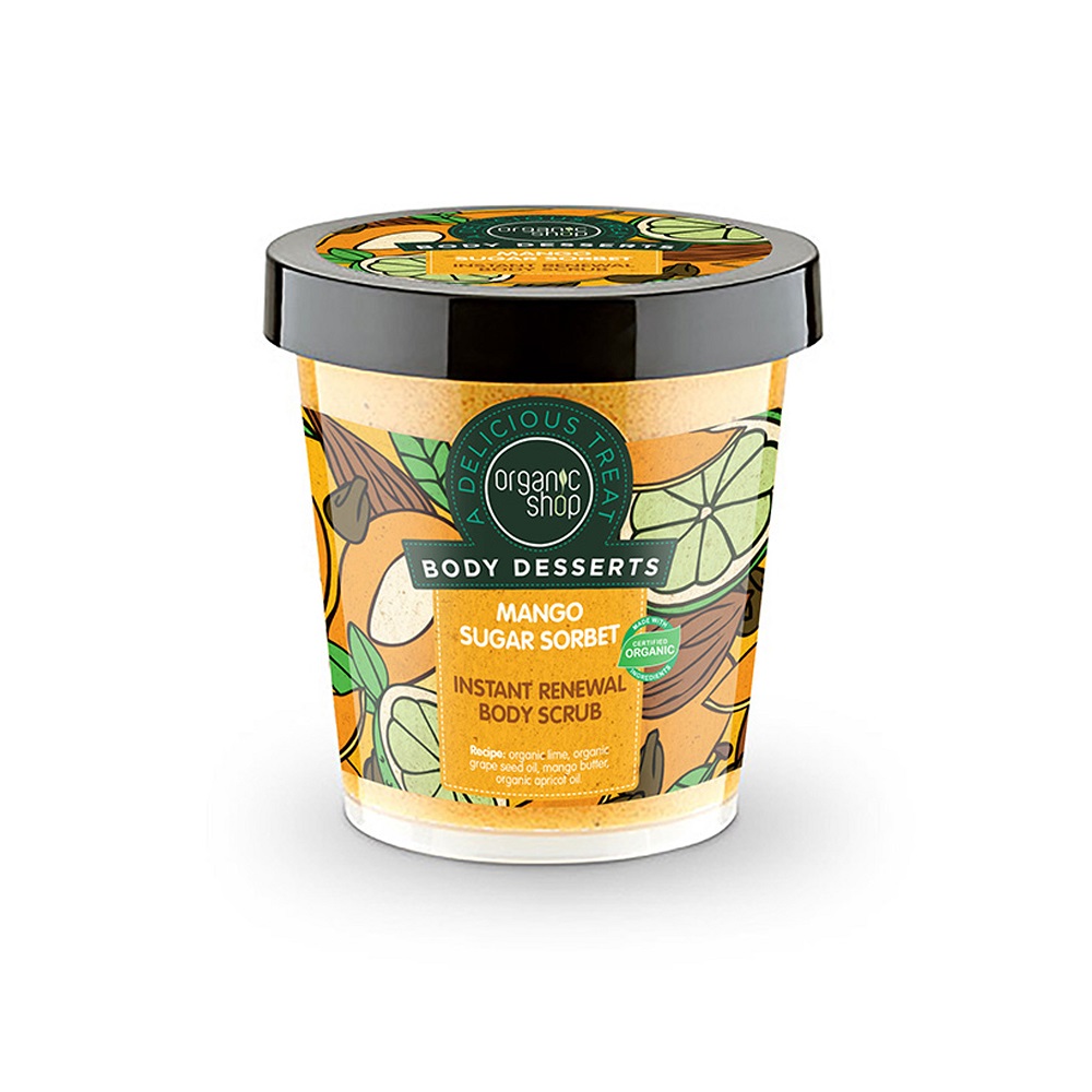 Body Desserts Sugar Body Scrub, Mango Sorbet
