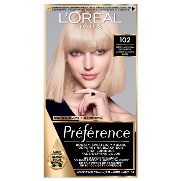 L'Oreal Paris, Farba