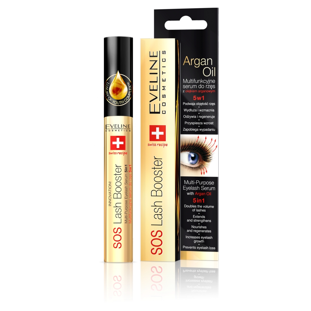 Sos Lash Booster Multifunctional Eyelash Serum With Argan Oil