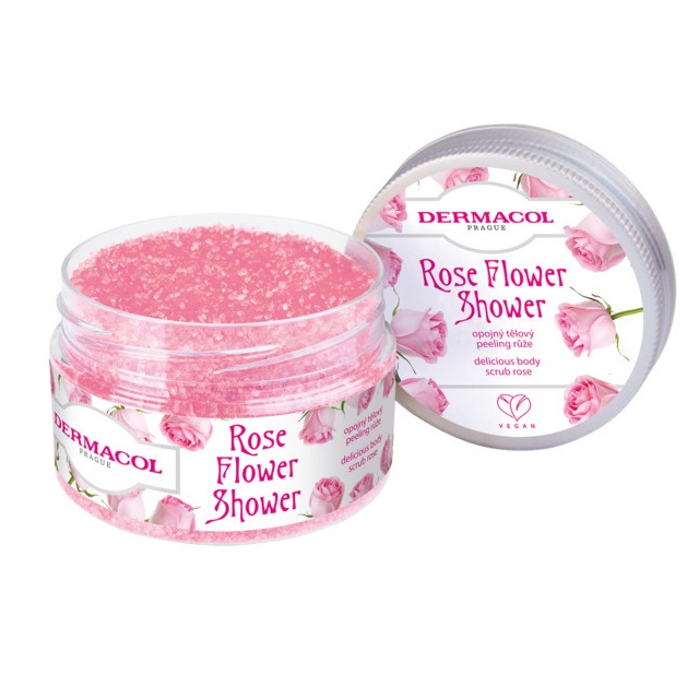 Rose Floral Shower Scrub
