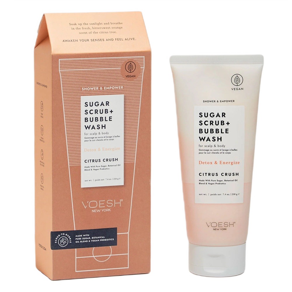 Sugar Scrub + Bubble Wash Citrus Crush Sugar Scrub For Body And Scalp