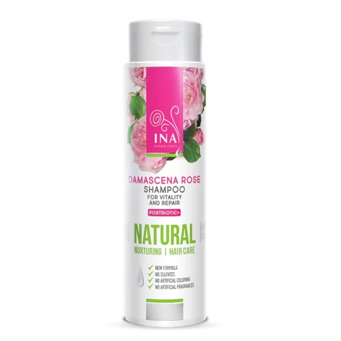 Damascena Rose Natural Pink Shampoo For Dry And Damaged Hair
