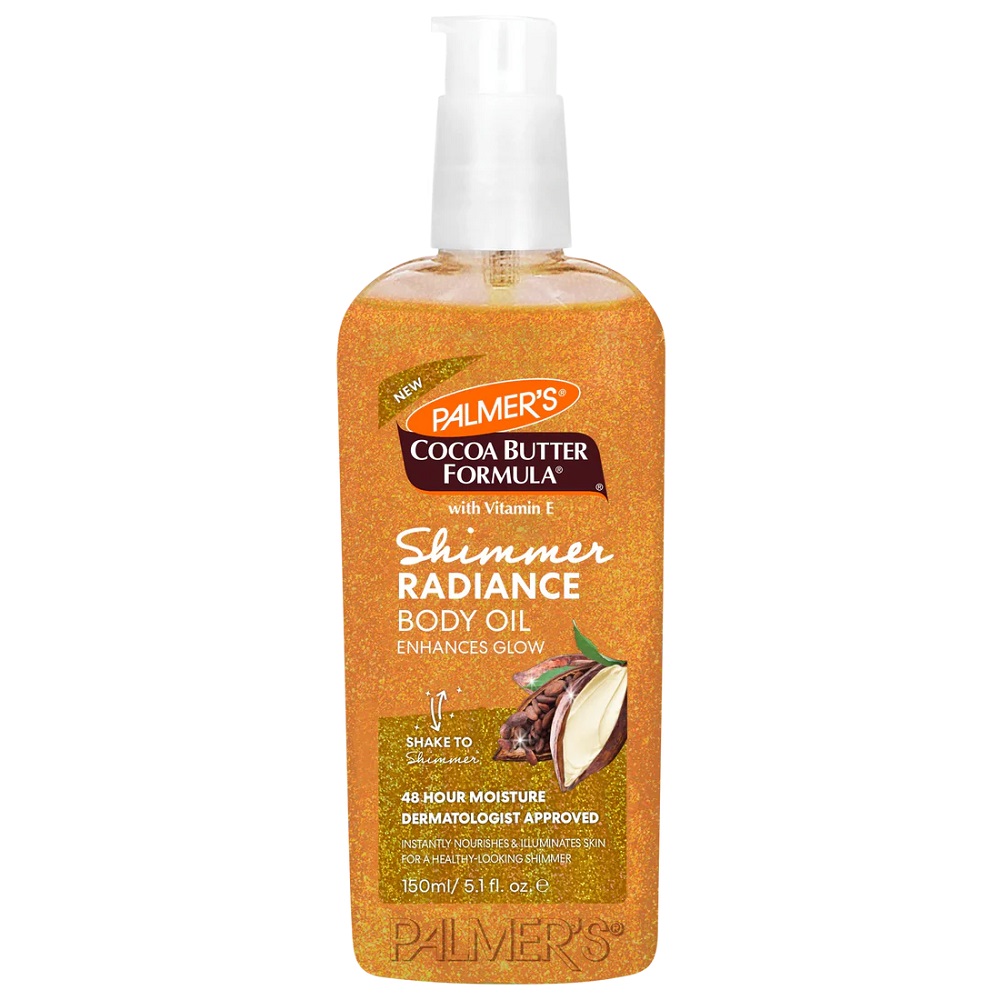 Cocoa Butter Formula Shimmer Radiance Body Oil – Illuminating Body Oil With Shimmer