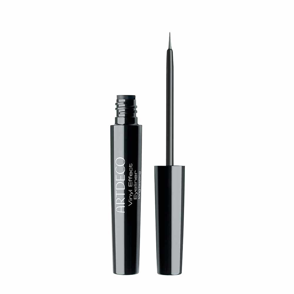 Vinyl Effect Eyeliner Long-Lasting Eyeliner With Brush 10 Black Eyeliner