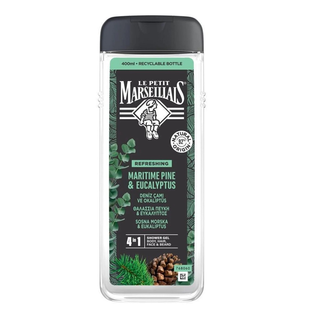 Maritime Pine & Eucalyptus Shower Gel 4 In 1 With Sea Pine And Eucalyptus 400 ml