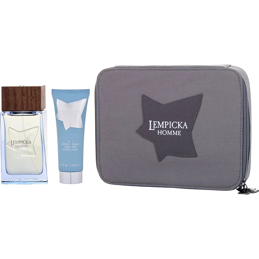 Lempicka Homme Set WC Water + Dutch Gel + Cosmetic Bag