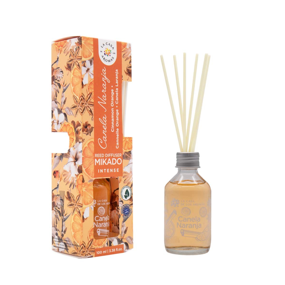 Mikado Intense Scented Sticks Cinnamon And Orange