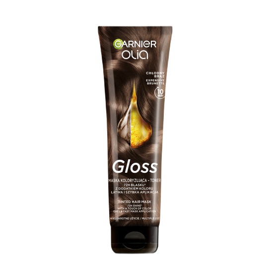 Olia Gloss Coloring Mask – Hair Tint Cool Brown