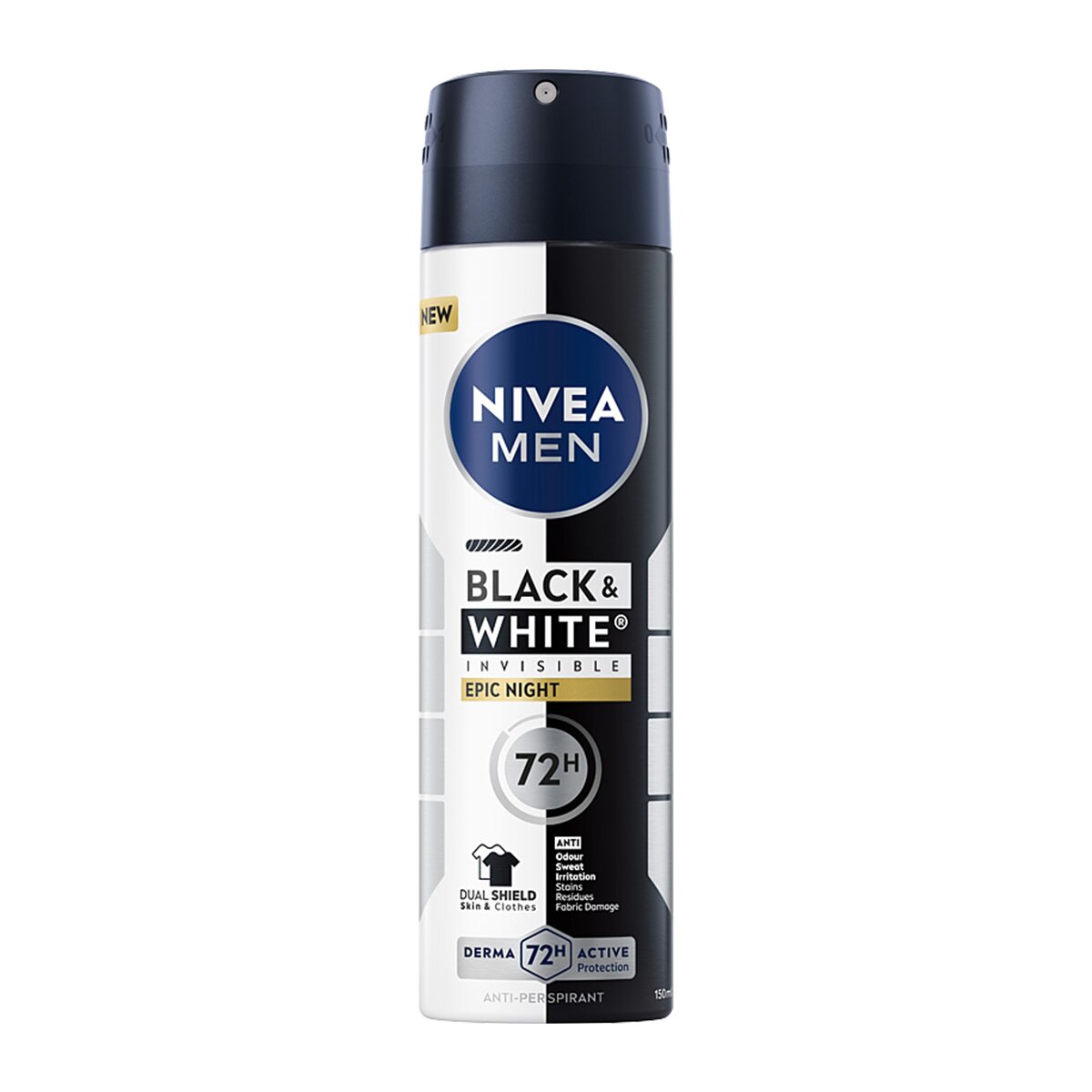 Men Black & White Invisible Epic Night