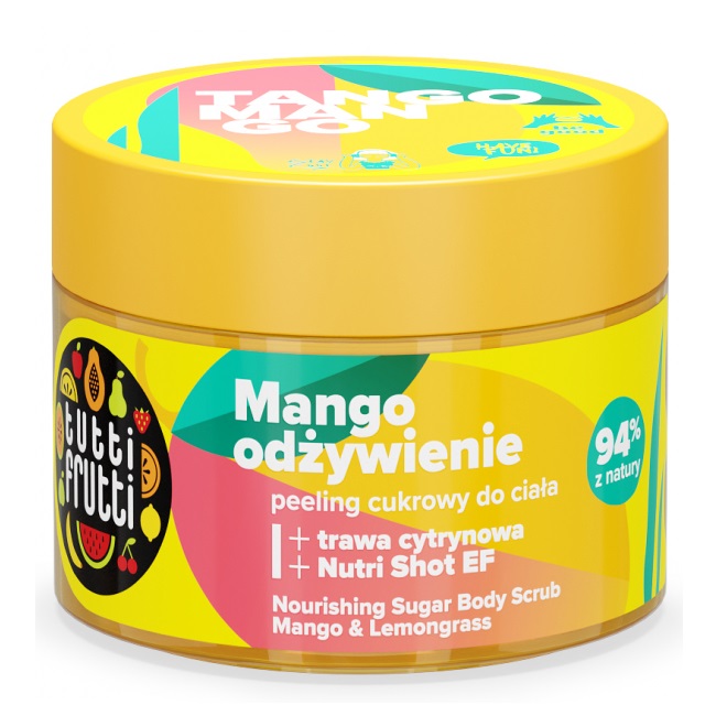 Tutti Frutti Nourishing Sugar Body Scrub With Mango And Lemongrass + Nutri Shot EF