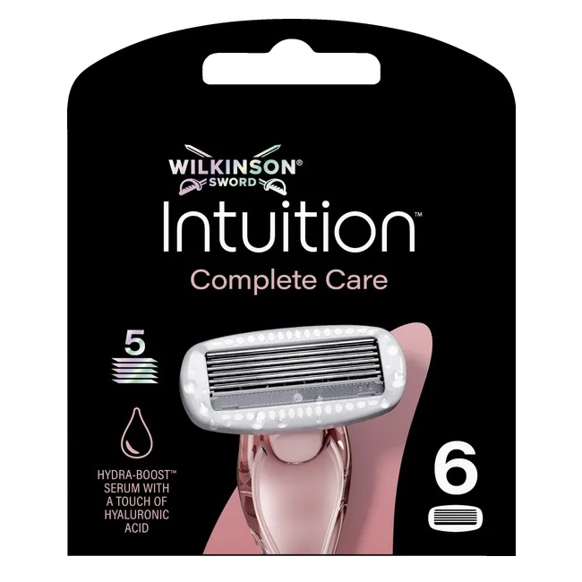 Intuition Complete Care Replacement Blades For Women's Razors, 6-Pack