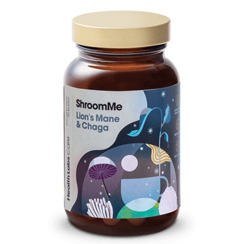 ShroomeMe ShroomMe Lion's Mane Chaga Dietary Supplement To Improve Energy And Concentration 90 Servings