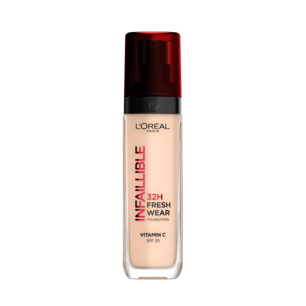 L'Oreal Paris, Infallible 32H Fresh Wear Foundation Long-lasting Face Foundation 020 Ivory