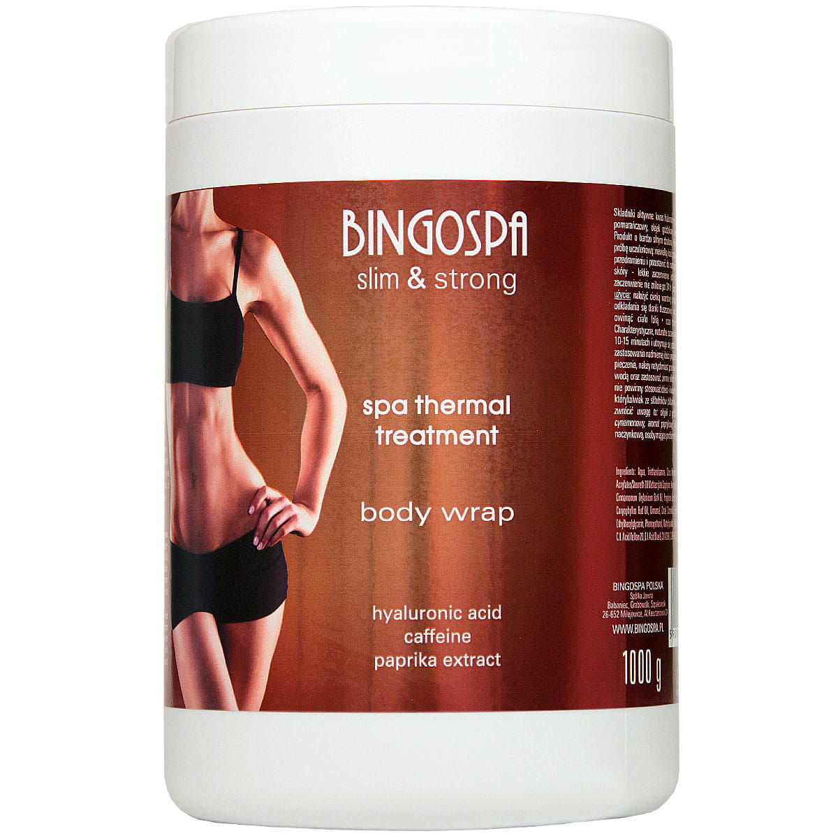 Thermal Spa Treatment With Hyaluronic Acid, Caffeine And Paprika Aroma Slimamp;Strong