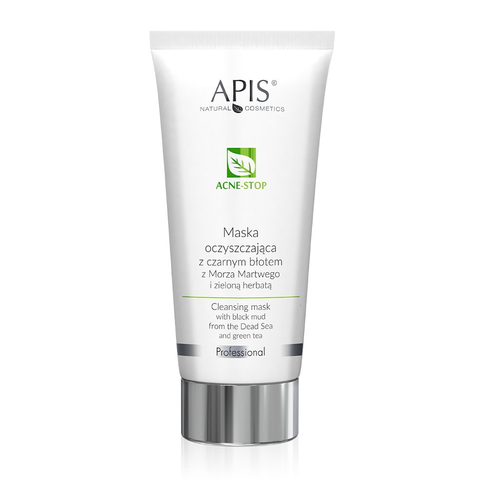 Acne-Stop Cleansing Mask With Black Dead Sea Mud And Green Tea