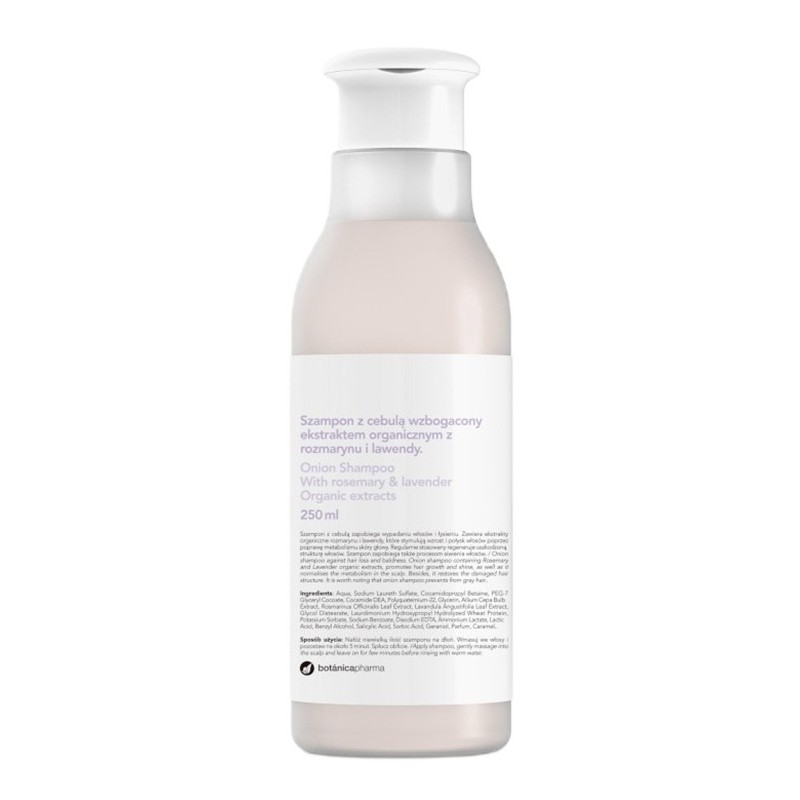 Shampoo Onion Shampoo Enriched With Organic Rosemary And Lavender Extract