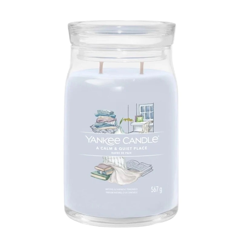 Large Scented Candle: A Calm & Quiet Place