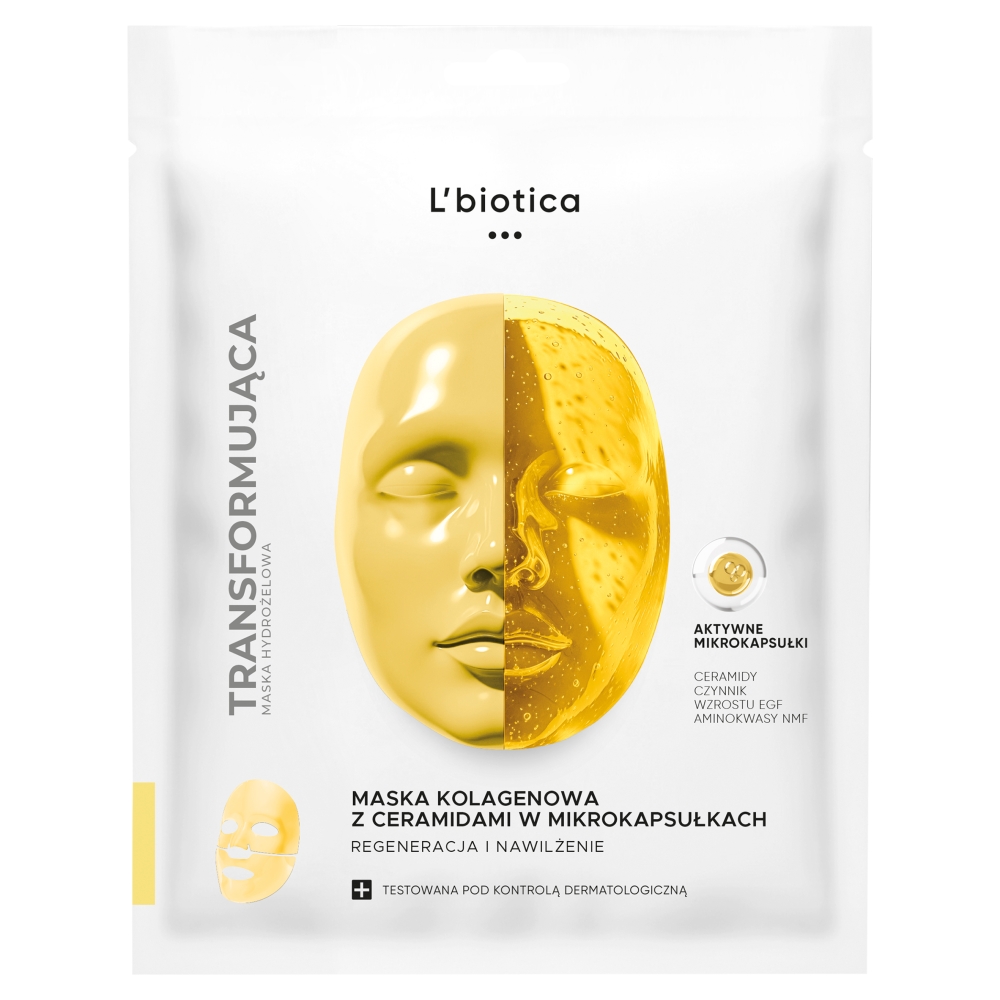 Hydrogel Masks Collagen Mask With Microencapsulated Ceramides – Regeneration And Hydrat…