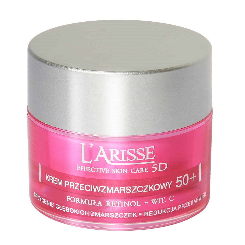 L'arisse 5D Retinol + Witamina C L'arisse 5D Anti-Wrinkle Cream 50+