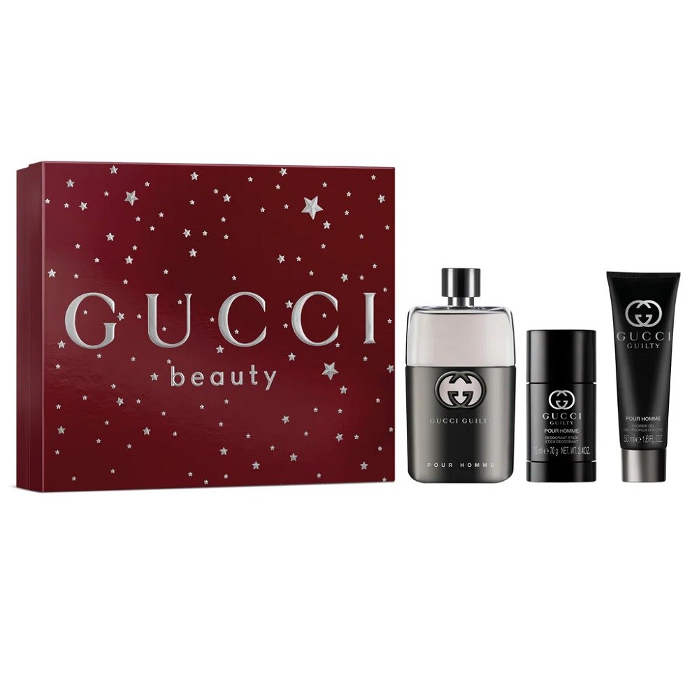 Guilty Pour Homme Set + Shower Gel +